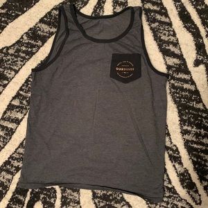 Quiksilver unisex tank top, men’s size large